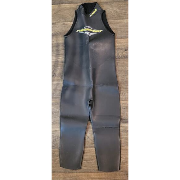 NeoSport Sleeveless Wetsuit Waterman Unisex Bodysuit Black XL - Picture 1 of 4